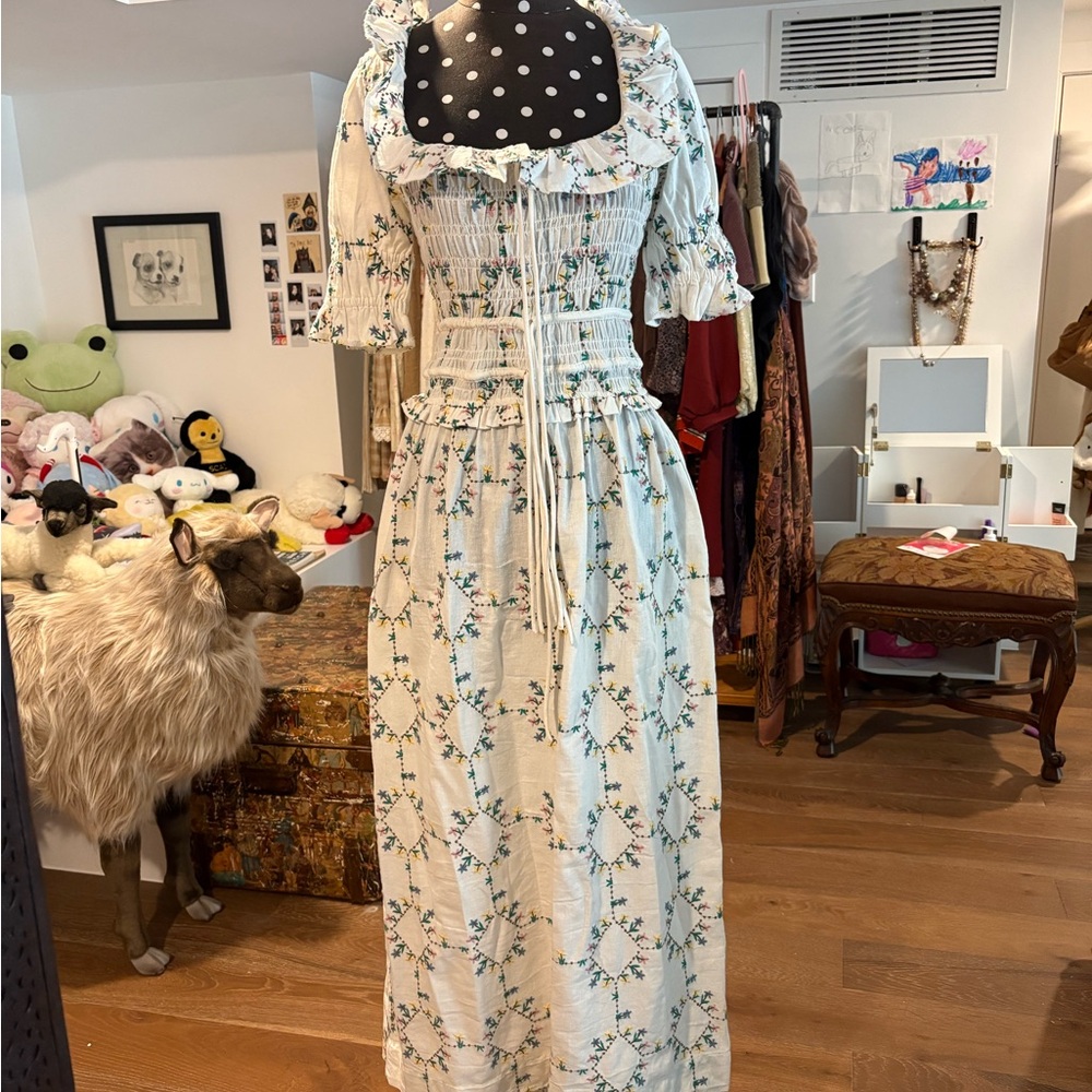 NWT Damson Madder Maxi Dress Floral Sz 8